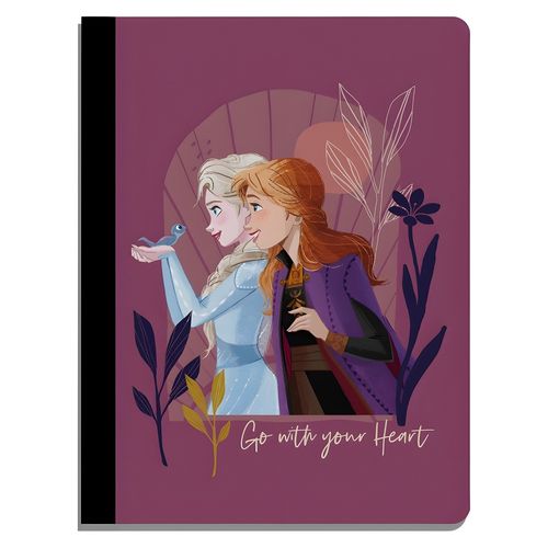 Cuaderno Frozen Cosido Grande Rayas - 100 Hojas