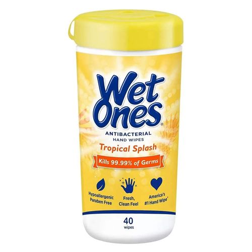 Toallitas Wet Ones Tropical Splash 40ea