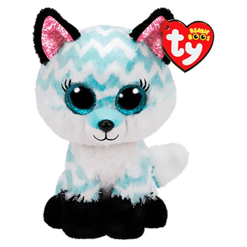 Ty Beanie Boos Atlas Lobo Aqua Mediano