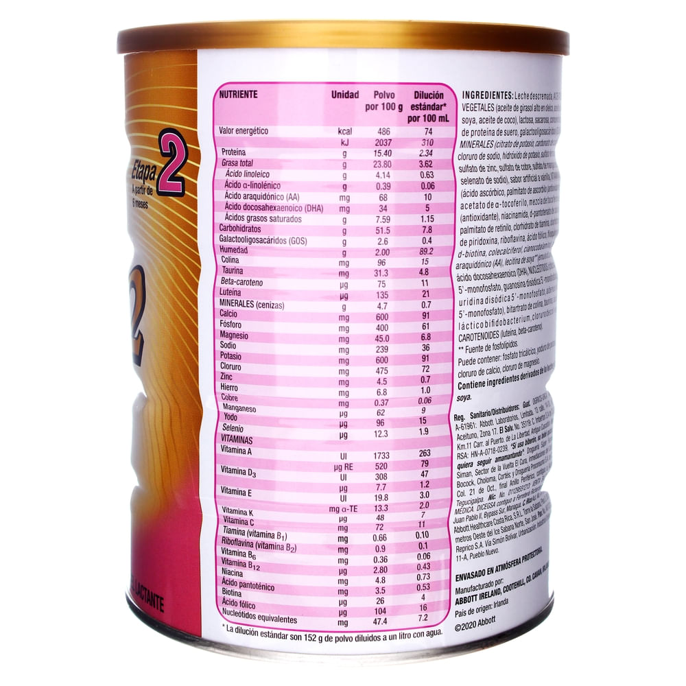 Fórmula Infantil Gain 2 - 900 g - Walmart | Costa Rica