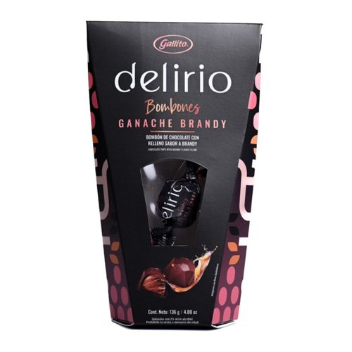 Bombón de chocolate Gallito delirio relleno de brandy - 136 g