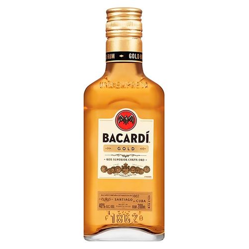 Bacardi Ron Carta Oro 200 Ml