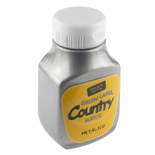 Pintura Country Metal 120ml 201 Plata