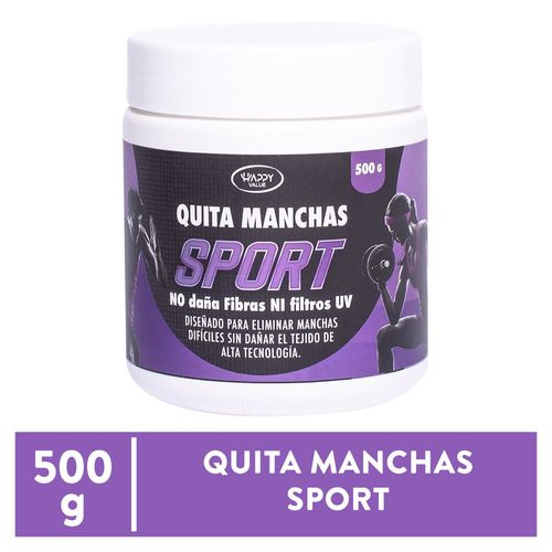 Detergente Happy Value sport quita manchas -500 g