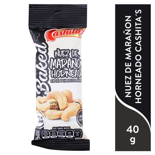 Nuez de marañon Cashita's horneados - 40 g