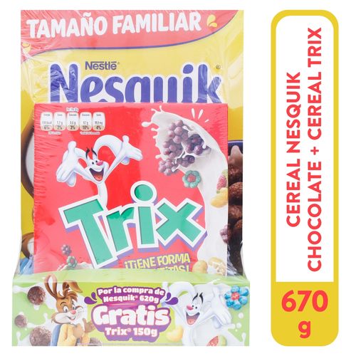 Pack Nesquik más Trix