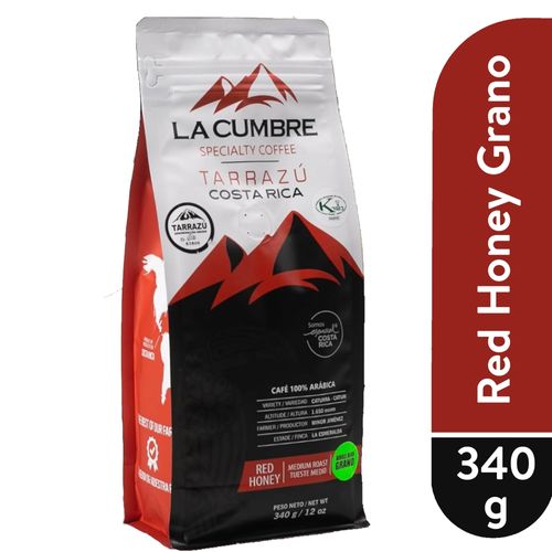 Café La Cumbre de Especialidad Tarrazú Proceso Red Honey Grano  - 340 g