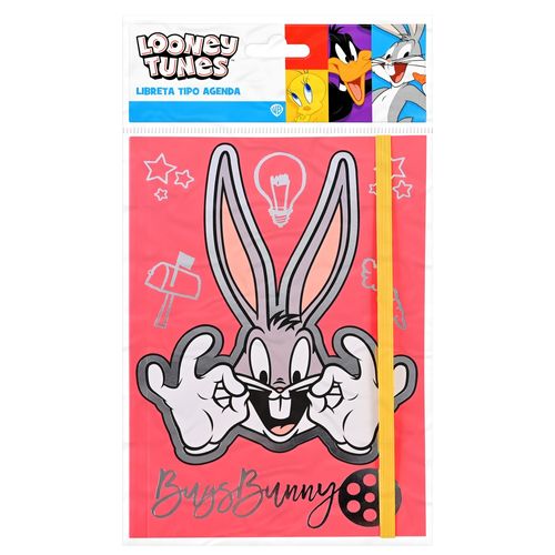 Libreta Looney Tunes tipo agenda - 1 pza