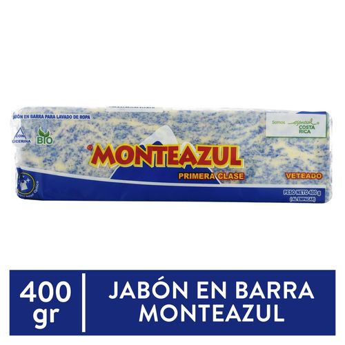 Jabón Barra Monteazul Veteado - 400g