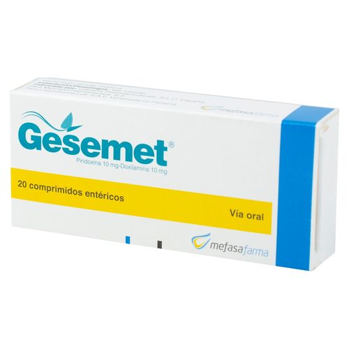 Gesemet 10Mg, Precio indicado por unidad