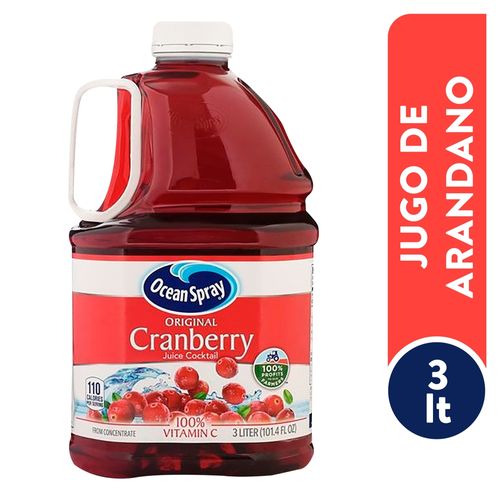 Jugo Ocean Spray original sabor cranberry - 3 L