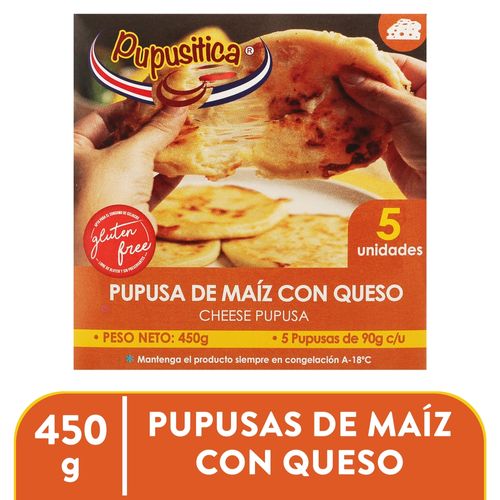 Pack450gr Pupusas Queso Pupusitica