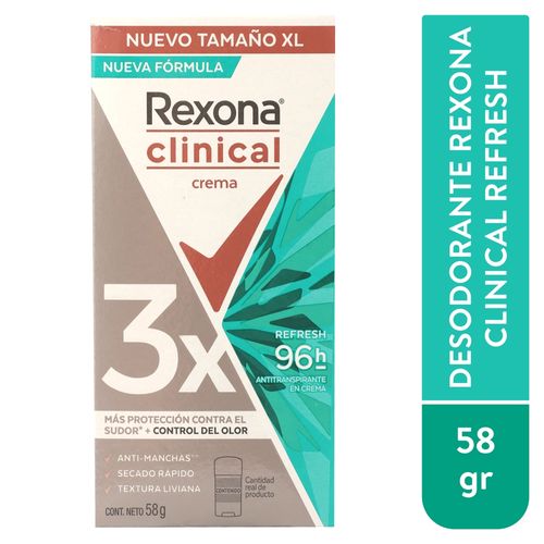 Desodorante en barra Rexona Clinical Refresh - 58 g