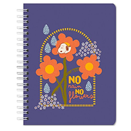 Cuader Pd Cosido 100h Snoopy Flores