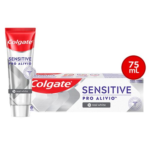 Pasta Dental Colgate Sensitive Pro-Alivio Real White 75 ml