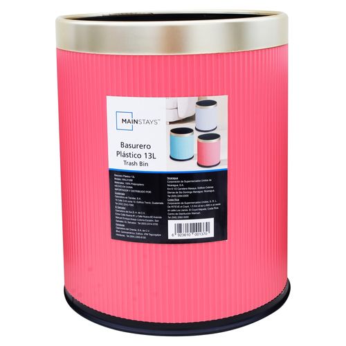 Ms Basurero Plastico 15 Lt