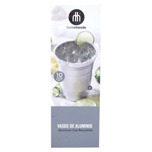 Vaso De Aluminio 10pc