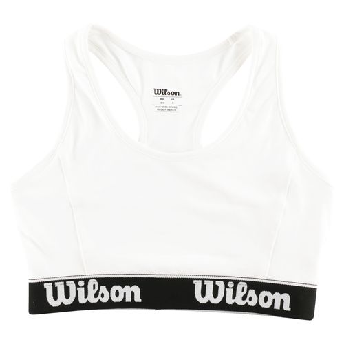 Top deportivo Wilson ajustable, color blanco -Talla CH