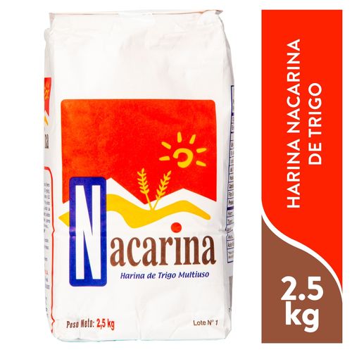 Harina Nacarina de trigo - 2500 g