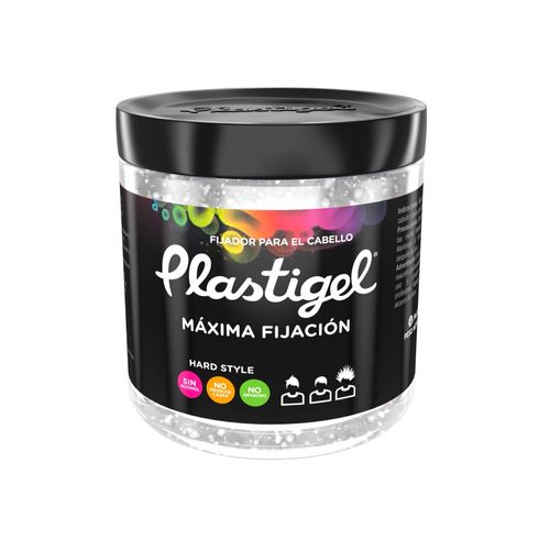 Fijador en gel Plastigel para el cabello hard maxima fijacion - 330 g