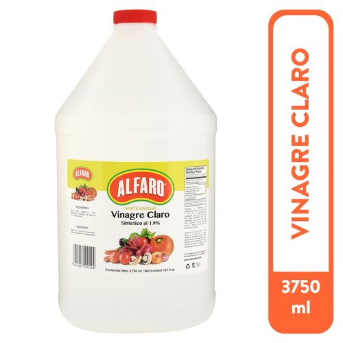 Vinagre Alfaro Claro - 3750ml