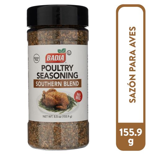 Sazonador Badia para aves libre de gluten - 128 g