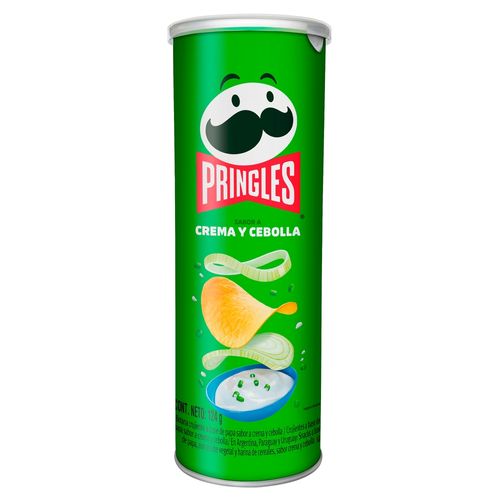 Papas Pringles sabor crema y cebolla - 124 g