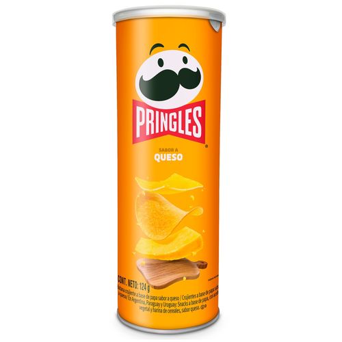 Botana Pringles de Papa Crujiente Sabor Queso - 124 g