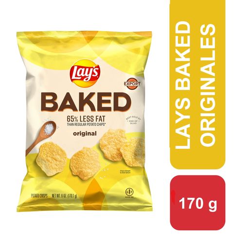 Papa Lay's baked regular con menos grasa - 170 g