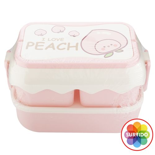Lonchera Infantil Con Cuchara Y Tenedor