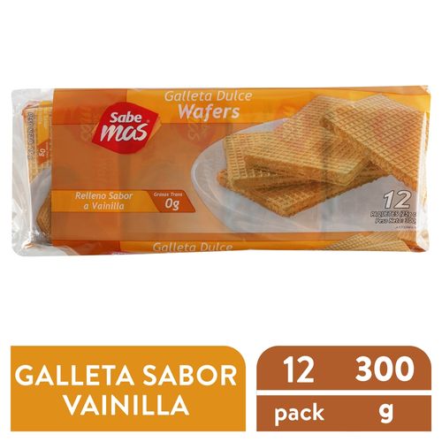 Galleta Sabemas wafer vainilla - 300 g