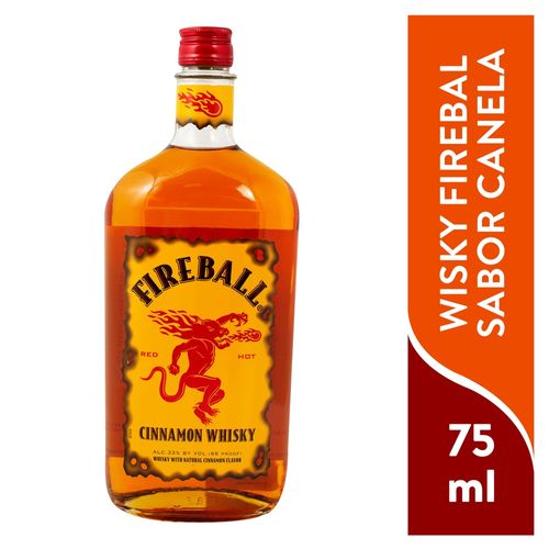 Whisky Fireball sabor canela -750 ml