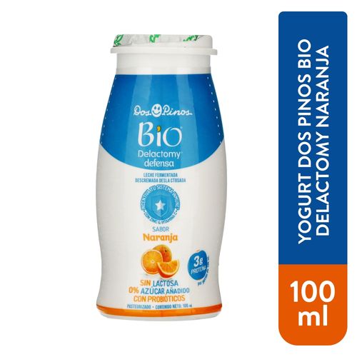 Yogurt Dos Pinos Bio Delactomy Naranja -100ml