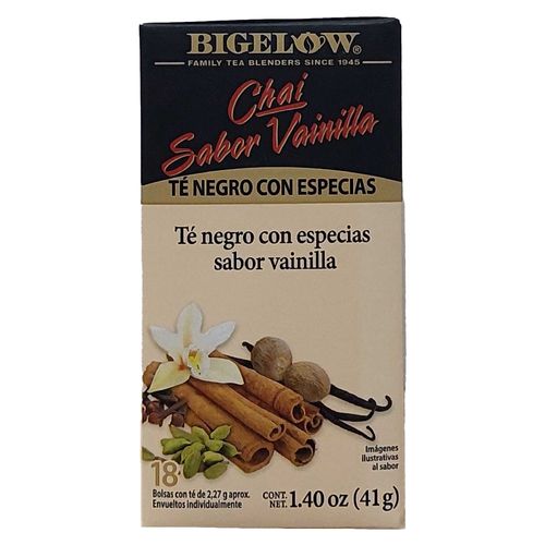 Tea Vanilla Chai 41gr Bigelow