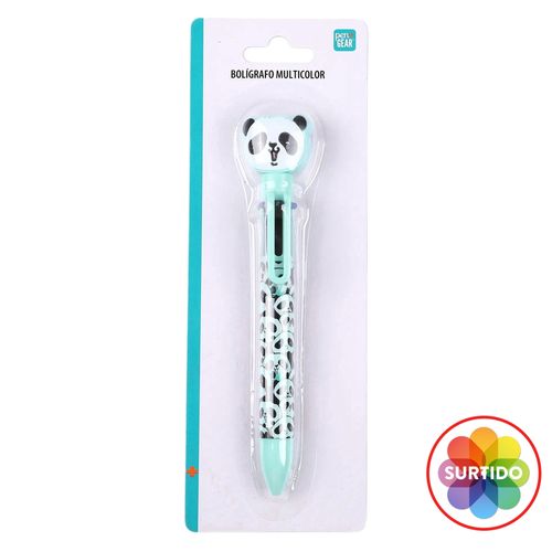 Bolígrafos Pen Gear retractil 6 colores Surtido