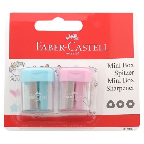 Sacapuntas Faber Cd Minibox Pastel B2ud