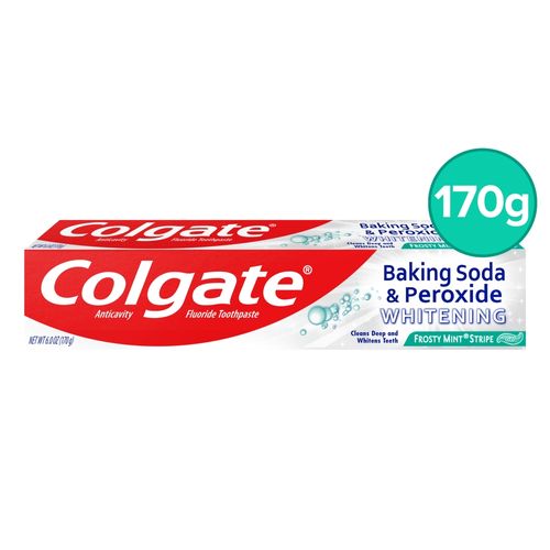 Crema Dental Colgate Baking Soda Y Peroxido -170 g