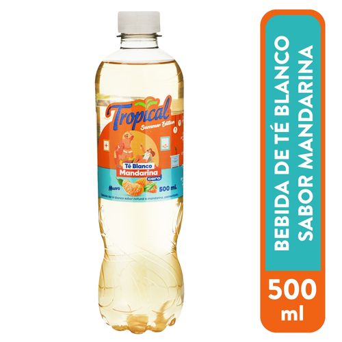 Té Blanco Tropical Mandarina Cero - 500ml