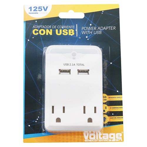 Enchufe Voltage supresor de sobretensiones de 1 salida