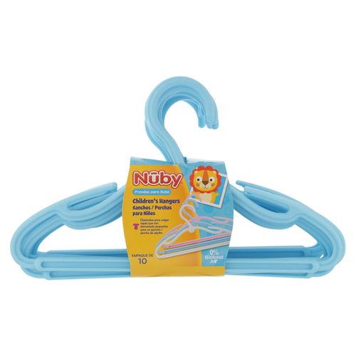 Ganchos Plasticos Bebe 10 Piezas