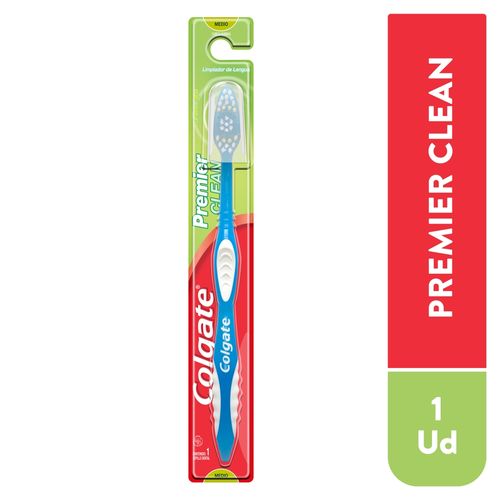 Cepillo Dental Colgate Premier Clean con Tapa Protectora