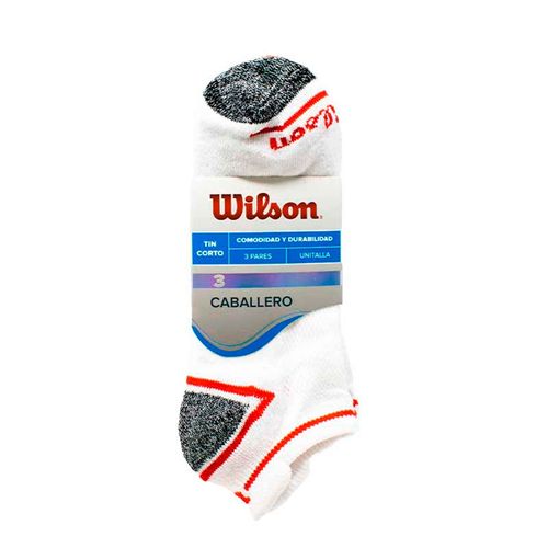 Pack 3 Medias Tin Wilson Caballero Blanco Afelpado Modelo:B5842