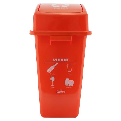 Basurero Home Pro Con Tapa 42 Lt