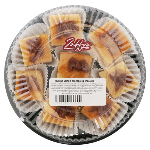 Queque de vainilla Zaffró con topping de chocolate - 185 g