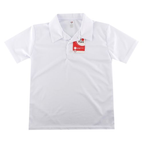 Camiseta Escolar Polo 0061 T12 Blanco