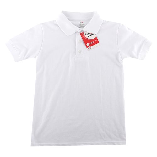 Camiseta Escolar Polo 0062 T12 Blanco