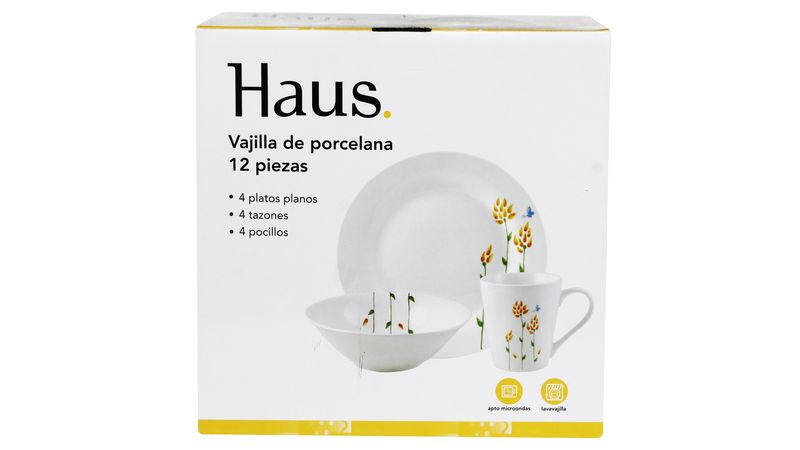 Comprar Vajilla Haus De Porcelana Con Diseño 12Pzas Walmart