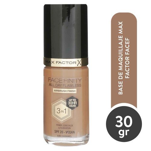 Base Max Factor facefinity 3 in 1 tono c85 caramel - 30 ml
