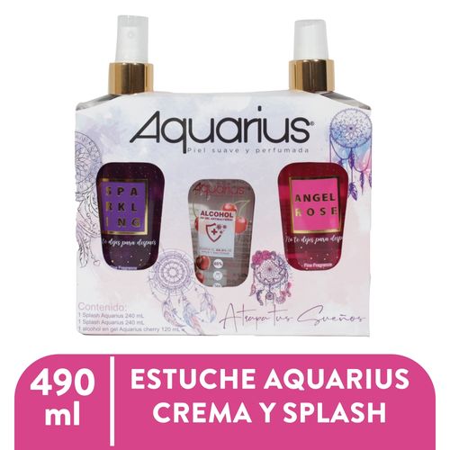 Estuche Aquarius 2Splash Y Alcohol Gel
