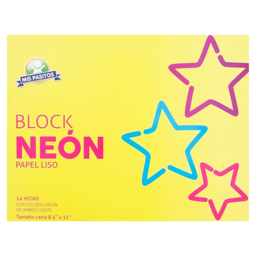 Block Papel Neon - Carta